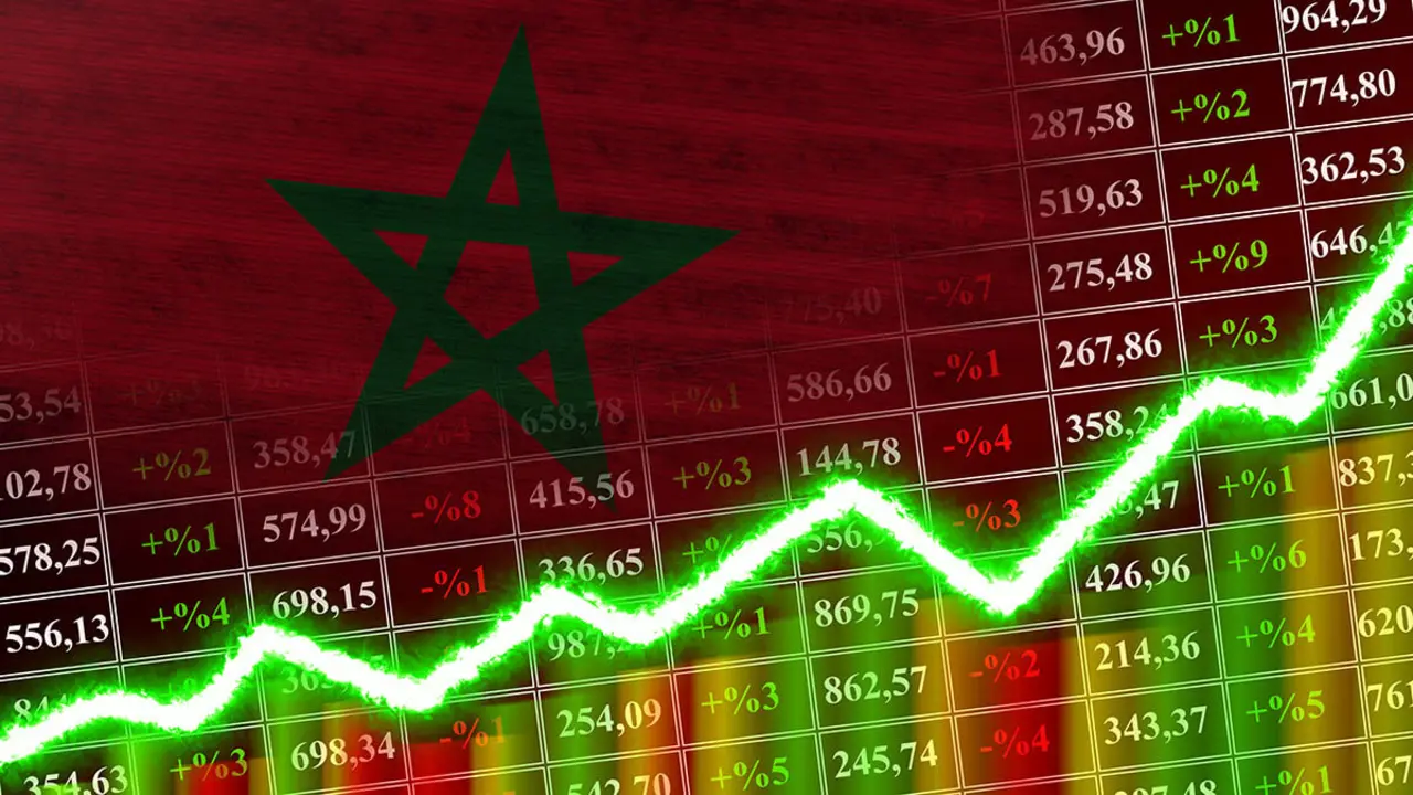 Gráfico financiero Marruecos - <a href="https://depositphotos.com/es/?/">Depositphotos</a>