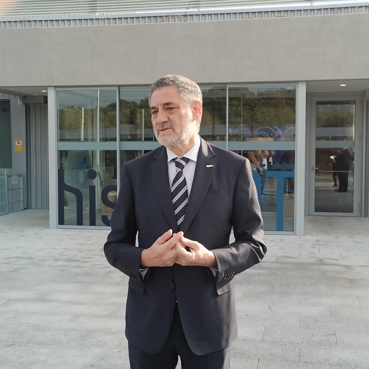 García Primo y toda la industria espacial nacional está a la espera de la autorización del Consejo de Ministros, de la firma del convenio de colaboración entre Defensa e Hisdesat y del contrato para empezar a trabajar en firme en los Paz 2 - PHOTO/JPons